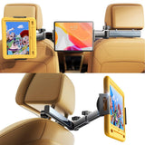 Suport auto Lisen (YL0423090004), pentru Headrest, 360A° Rotatie, Reglabil, pentru Telefon, Tablet up to 12.9, negru