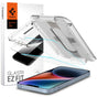 Folie de protectie pentru iPhone 13, Spigen (2 pack) Glas.tR EZ-FIT (AGL03385)