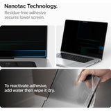 Spigen Safe View magnetic (AFL06158), MacBook Pro 14 (2021 / 2022 / 2023 / 2025), Privacy
