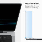 Spigen Safe View magnetic (AFL06158), MacBook Pro 14 (2021 / 2022 / 2023 / 2025), Privacy