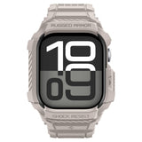 Curea pentru Apple Watch 10 46mm, Spigen Rugged Armor Pro V2 (ACS10506), bej