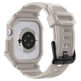 Curea pentru Apple Watch 10 46mm, Spigen Rugged Armor Pro V2 (ACS10506), bej