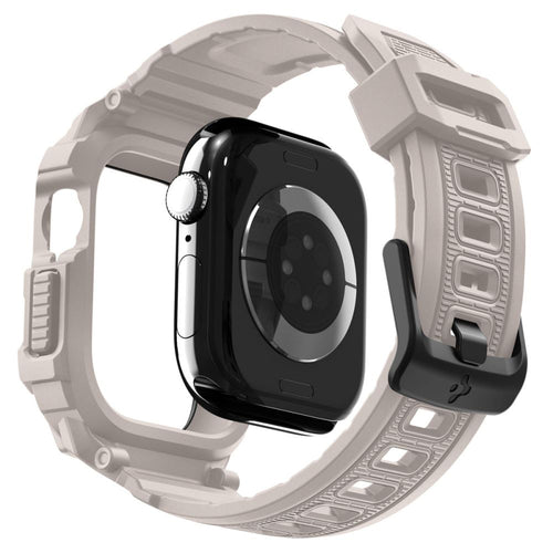 Curea pentru Apple Watch 10 46mm, Spigen Rugged Armor Pro V2 (ACS10506), bej
