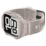 Curea pentru Apple Watch 10 46mm, Spigen Rugged Armor Pro V2 (ACS10506), bej