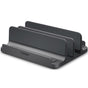 Spigen Vertical Laptop Stand LD208S4 (AMP10640), pentru 4 Devices, reglabil Width, Universal, Silicone Pads, Space Gri