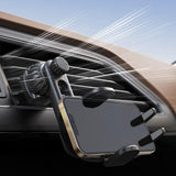 Suport auto Lisen (YL0222060011), pentru Grila ventilatie, Clamp Grip, Universal, 360° Reglabil, Secure Fit, Anti-Shake, negru