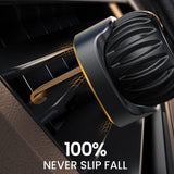 Suport auto Lisen (YL0222060011), pentru Grila ventilatie, Clamp Grip, Universal, 360° Reglabil, Secure Fit, Anti-Shake, negru