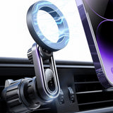 Suport auto Lisen (YL0222100001), pentru Grila ventilatie, Prindere magnetica, Universal, Reglabil, Secure Fit, N52 Magnets, negru