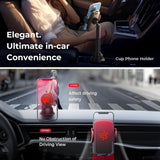 Suport auto Lisen (YL0220100001), pentru Cup Holder, Universal, Multi-Angle Adjustment, Secure Fit, Anti-Shake, negru