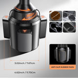 Suport auto Lisen (YL0220100001), pentru Cup Holder, Universal, Multi-Angle Adjustment, Secure Fit, Anti-Shake, negru