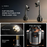 Suport auto Lisen (YL0220100001), pentru Cup Holder, Universal, Multi-Angle Adjustment, Secure Fit, Anti-Shake, negru