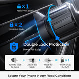 Suport auto Lisen cu Wireless Charging (YL0223070009), MagSafe, Grila ventilatie, Square Shape, One-Click Release, 15W, negru