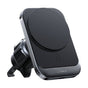 Suport auto Lisen cu Wireless Charging (YL0223070009), MagSafe, Grila ventilatie, Square Shape, One-Click Release, 15W, negru