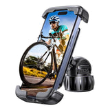 Suport bicicleta Lisen Bike Suport telefon (YL0423080007), Prindere magnetica, Anti-Shake, Shockproof, Rubber Pads, 360° Rotation, 4-7, negru