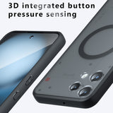 Husa pentru Nothing Phone (3a) Lite, Techsuit PureFrost MagSafe, negru frost