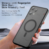 Husa pentru Nothing Phone (3a) Lite, Techsuit PureFrost MagSafe, negru frost