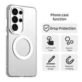 Husa pentru Samsung Galaxy S26 Ultra, Techsuit CandyCase MagSafe, alb