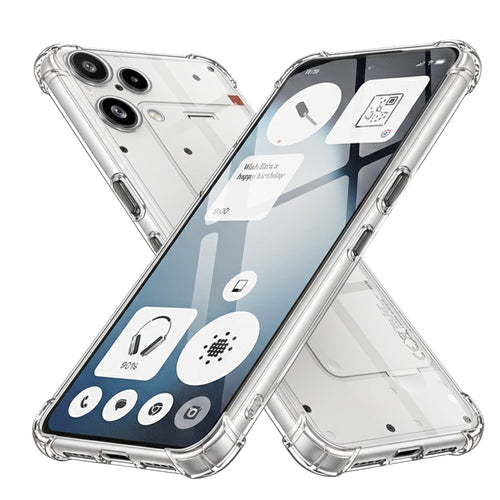 Husa pentru Nothing Phone (3a) Lite, Techsuit Shockproof Clear Silicone, transparenta