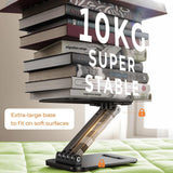 Suport de birou Lisen birou (YL0424080007), pentru 15.9'' Tablets, Ajustable, Stable, Iron, 17.5 x 12.3 x 3.4cm, negru