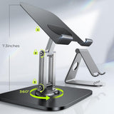 Suport de birou Lisen birou Q18 (YL0423120002), pentru Tablets, Pliabil, Reglabil, 360° Rotation, Stable, 4.7, negru
