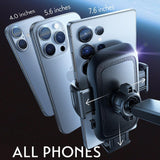 Suport auto Lisen A680 (YL0225010007), pentru Bord, Birou, Electric Ventuza, 360A° Rotatie, Clema Brat, 130mAh, negru