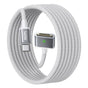 Cablu Lisen de date (YL0123070001), Type-C to MagSafe 3, pentru MacBook, 140W, Super Incarcare rapida, Braided, 2m, gri