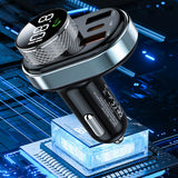 Incarcator auto Proove cu Modulator FM (FMSL30110001), USB, Type-C, U-Disk, TF, Bluetooth 5.4, Incarcare rapida, 30W, negru