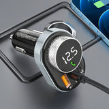 Incarcator auto Proove cu Modulator FM (FMSL30110001), USB, Type-C, U-Disk, TF, Bluetooth 5.4, Incarcare rapida, 30W, negru