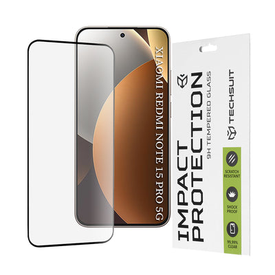 Folie de protectie pentru Xiaomi Redmi Note 15 Pro 5G, Techsuit 111D Full Cover / Full Glue Glass