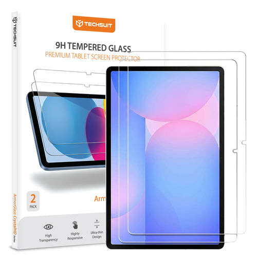 Folie de protectie pentru Samsung Galaxy Tab S10 FE Plus, Techsuit ArmorGlass CrystalHD (2 pack)