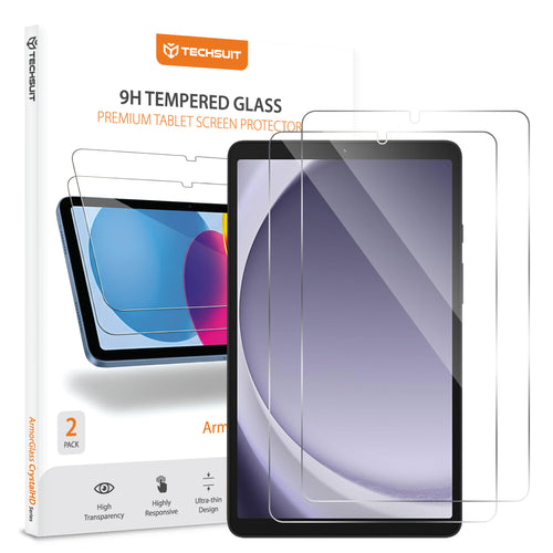 Folie de protectie pentru Samsung Galaxy Tab A9, Techsuit ArmorGlass CrystalHD (2 pack)