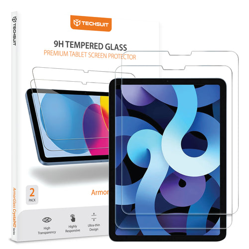 Folie de protectie pentru iPad Air 4 2020 10.9, Techsuit ArmorGlass CrystalHD (2 pack)