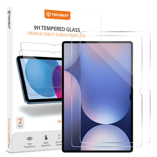 Folie de protectie pentru Samsung Galaxy Tab S9 Plus, Techsuit ArmorGlass CrystalHD (2 pack)