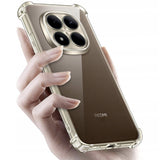 Husa pentru Xiaomi Redmi Note 15 Pro+ 5G, Techsuit Shockproof Clear Silicone, transparenta