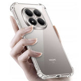 Husa pentru Xiaomi Redmi Note 15 Pro 5G, Techsuit Shockproof Clear Silicone, transparenta