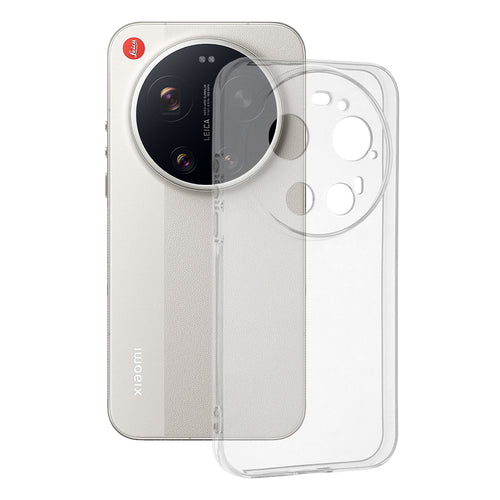 Husa pentru Xiaomi 17 Ultra, Techsuit Clear Silicone, transparenta