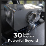 Suport auto Lisen (YL0224050012), Prindere magnetica, pentru Grila ventilatie, Pliabil, 360° Reglabil, Secure Fit, negru