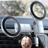 Suport auto Lisen (YL0224050012), Prindere magnetica, pentru Grila ventilatie, Pliabil, 360° Reglabil, Secure Fit, negru