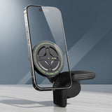 Suport auto Blueo cu Incarcare Wireless Ape Legend, pentru EV Auto, Type-C, 15W, Rotatie 360°, negru