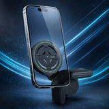 Suport auto Blueo cu Incarcare Wireless Ape Legend, pentru EV Auto, Type-C, 15W, Rotatie 360°, negru