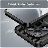 Husa pentru Xiaomi Redmi Note 15 4G, Techsuit Carbon Silicone, albastru