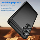 Husa pentru Samsung Galaxy S26 Plus, Techsuit Carbon Silicone, albastru