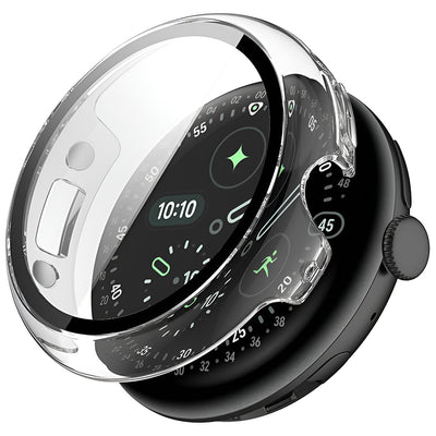 Husa smartwatch pentru Google Pixel Watch 4 45mm, Techsuit, transparenta