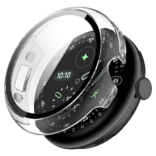 Husa smartwatch pentru Google Pixel Watch 4 41mm, Techsuit, transparenta