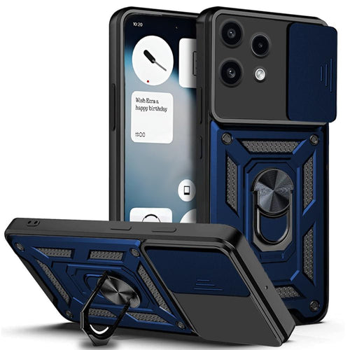 Husa pentru Nothing Phone (3a) Lite, Techsuit CamShield Series, albastru