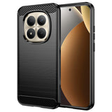 Husa pentru Xiaomi Redmi Note 15 Pro+ 5G, Techsuit Carbon Silicone, albastru