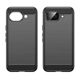 Husa pentru Google Pixel 10a, Techsuit Carbon Silicone, negru
