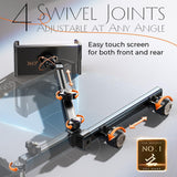 Suport auto Lisen (YL0423090004), pentru Headrest, 360A° Rotatie, Reglabil, pentru Telefon, Tablet up to 12.9, negru