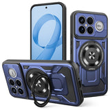 Husa pentru Xiaomi POCO F8 Ultra, Techsuit RuggedCam, albastru
