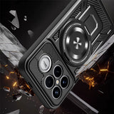 Husa pentru Xiaomi POCO F8 Ultra, Techsuit RuggedCam, albastru